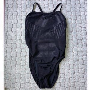 🔥Speedo USA competitive black swim suit